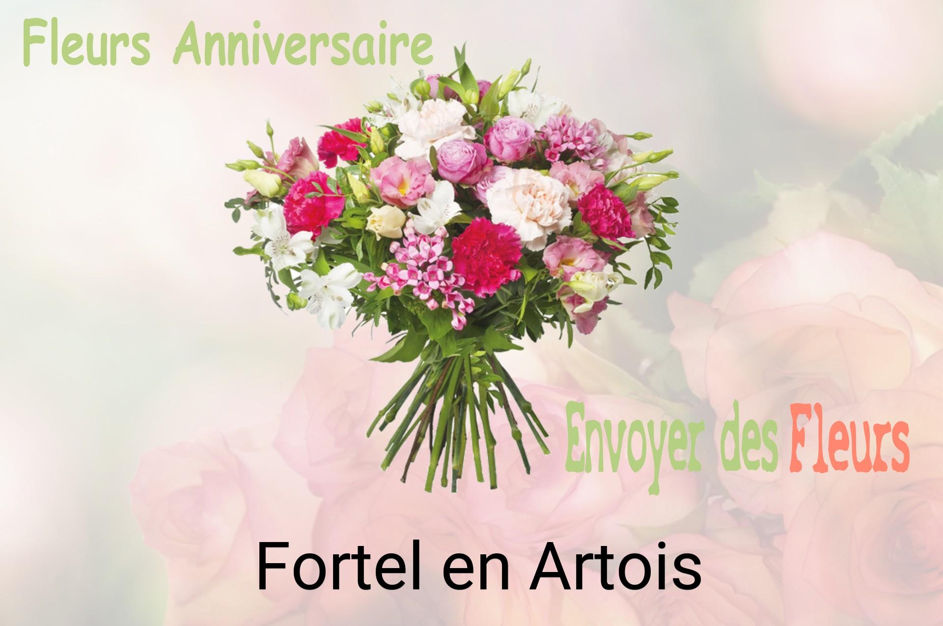 Bouquet de fleurs d’anniversaire livré à Fortel-en-Artois