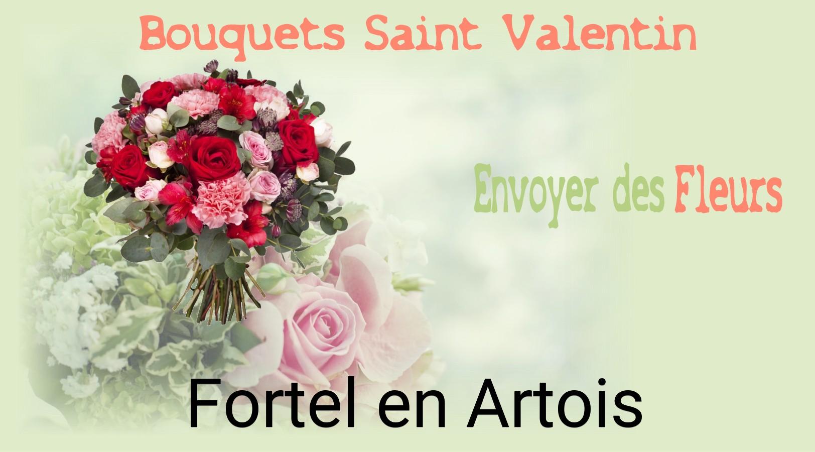 Roses de Saint-Valentin livrées à Fortel-en-Artois